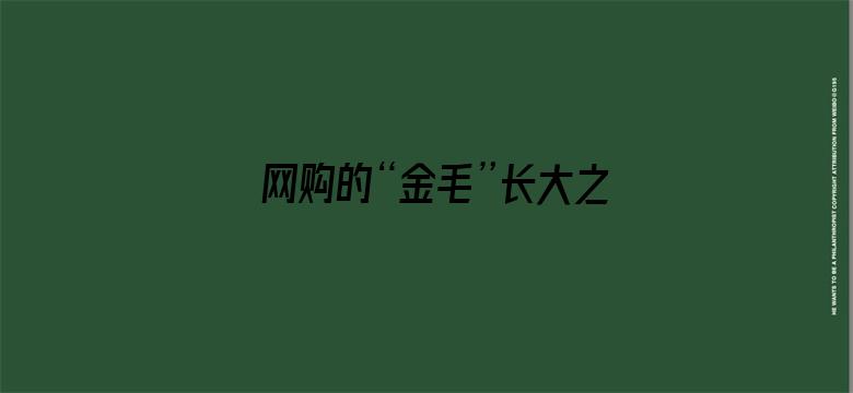 网购的“金毛”长大之后